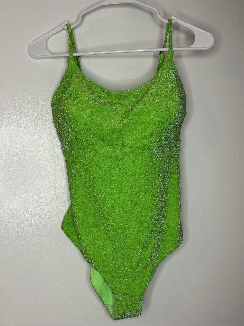 VETCHY - MARINA GREEN SPARKLE SWIMSUIT